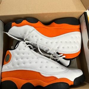 Jordan Air 13 Retro White and Black Sneakers